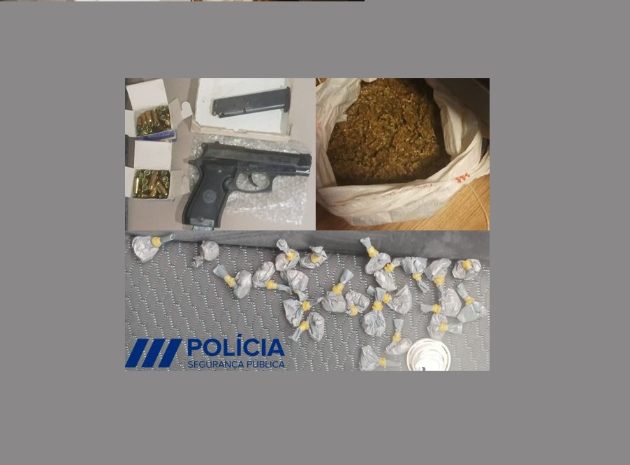 PSP detém homem em Santo Tirso com droga, arma e nove mil euros