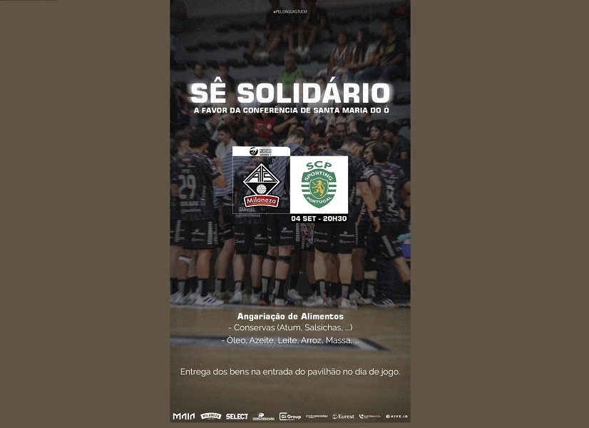 Jogo de Andebol amanhã em Águas Santas vai ter cariz solidário